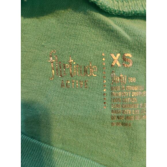 Flirtitude active xs women's teal tee - Picture 3 of 6